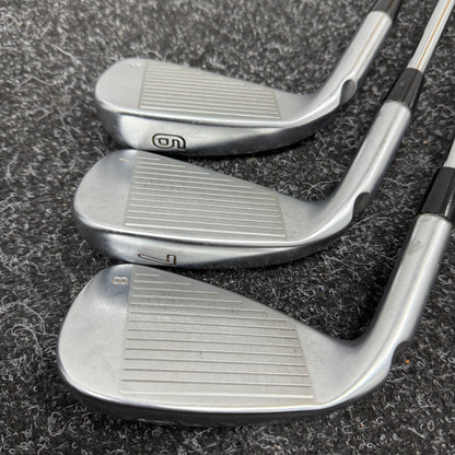 PING G410 IRONS / 6-UW / KBS TOUR 90 STIFF SHAFTS / RED DOT