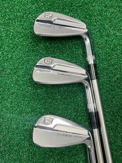 WILSON STAFF MODEL IRONS / 4-PW / KBS TOUR C-TAPER LITE 110 STIFF SHAFTS
