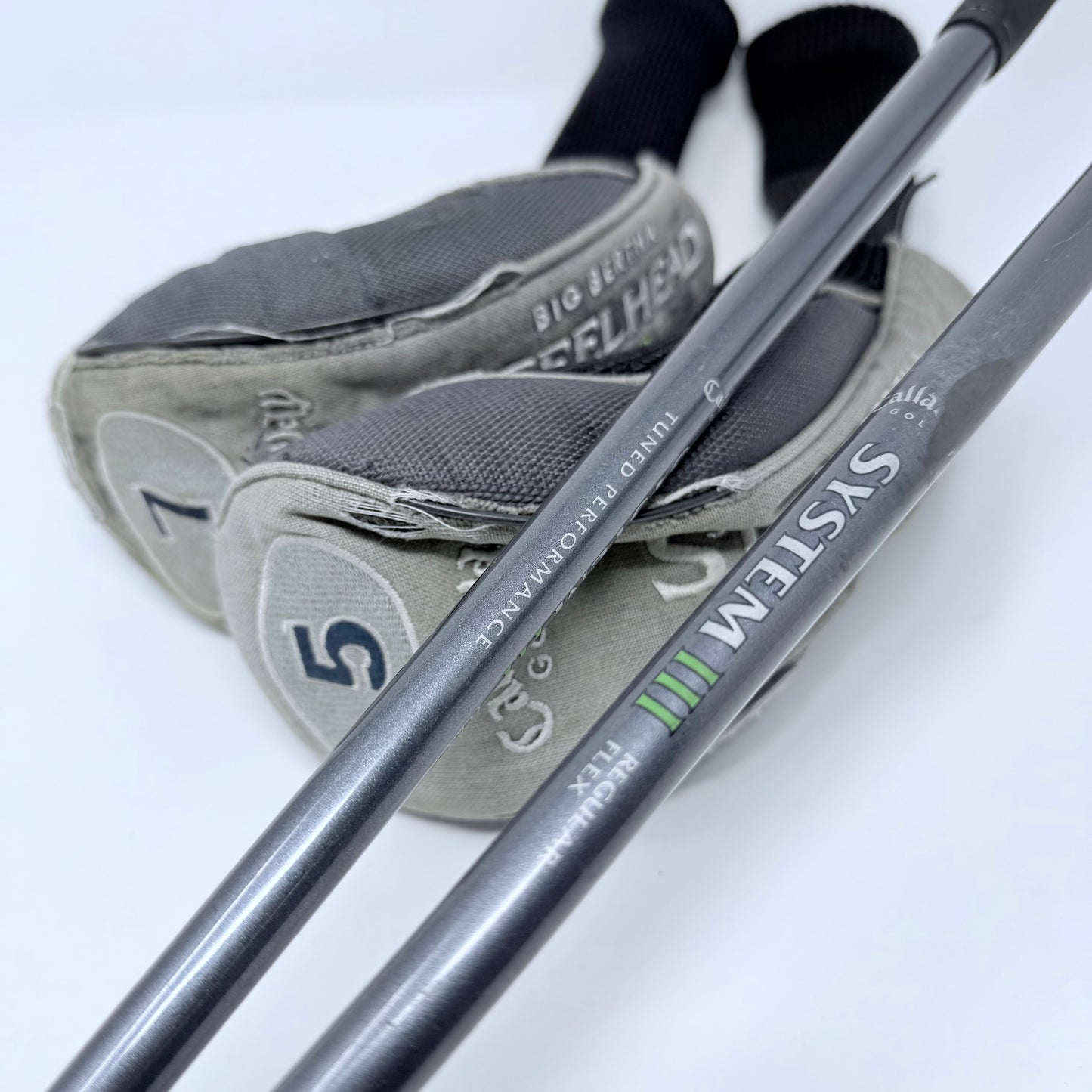CALLAWAY STEELHEAD III 5 & 7 WOOD / REGULAR FLEX CALLAWAY SYSTEM III