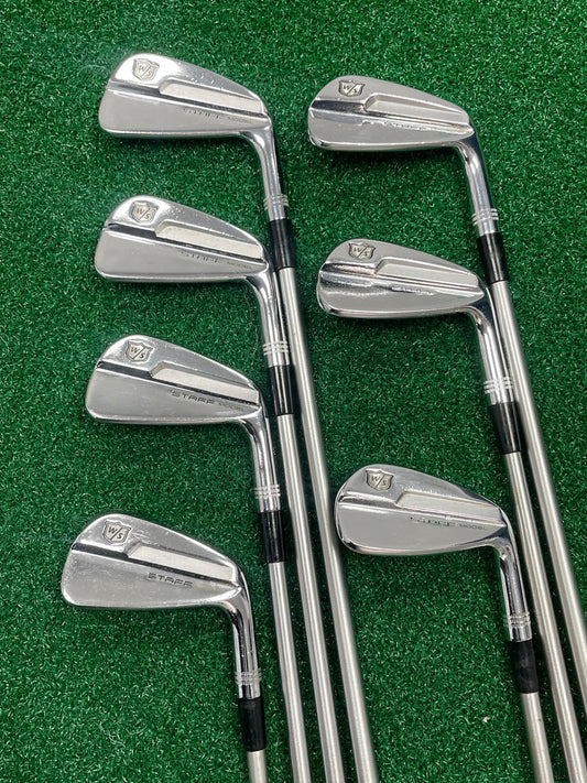 WILSON STAFF MODEL IRONS / 4-PW / KBS TOUR C-TAPER LITE 110 STIFF SHAFTS