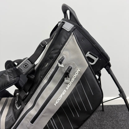 PING HOOFER MONSOON 231 WATERPROOF STAND BAG - BLACK/GREY