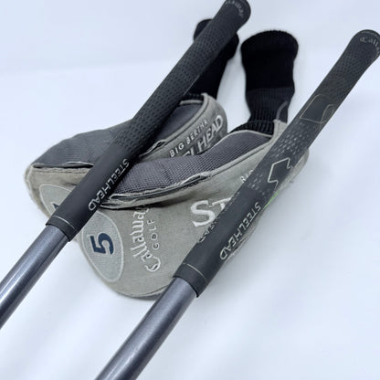 CALLAWAY STEELHEAD III 5 & 7 WOOD / REGULAR FLEX CALLAWAY SYSTEM III