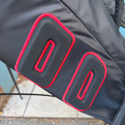 TITLEIST PLAYERS 4 CARBON LIGHTWEIGHT STAND BAG - RED/BLACK