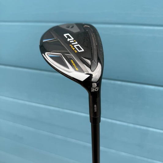 TAYLORMADE QI10 MAX 3 HYBRID / 20 DEGREE / VENTUS TR 5A SENIOR SHAFT