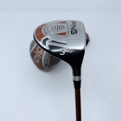 PING G10 3 WOOD / 15.5 DEGREE / PING TFC129 REGULAR SHAFT