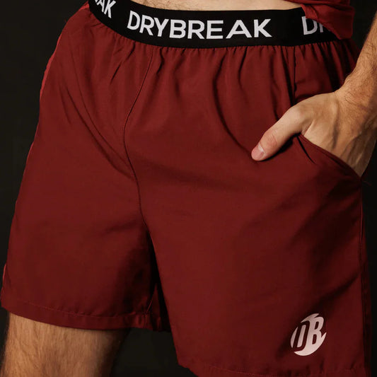 Men's Advanced Short Drybreak Wine