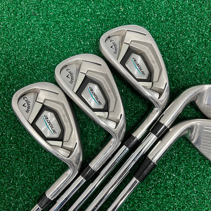 CALLAWAY ROGUE CF18 IRONS / 6-PW / TRUE TEMPER XP95 R300 SHAFTS