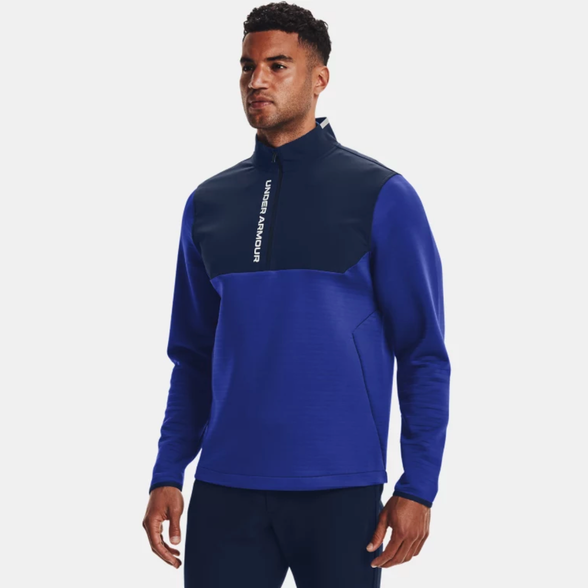 MEN'S UA STORM DAYTONA ½ ZIP / BLUE