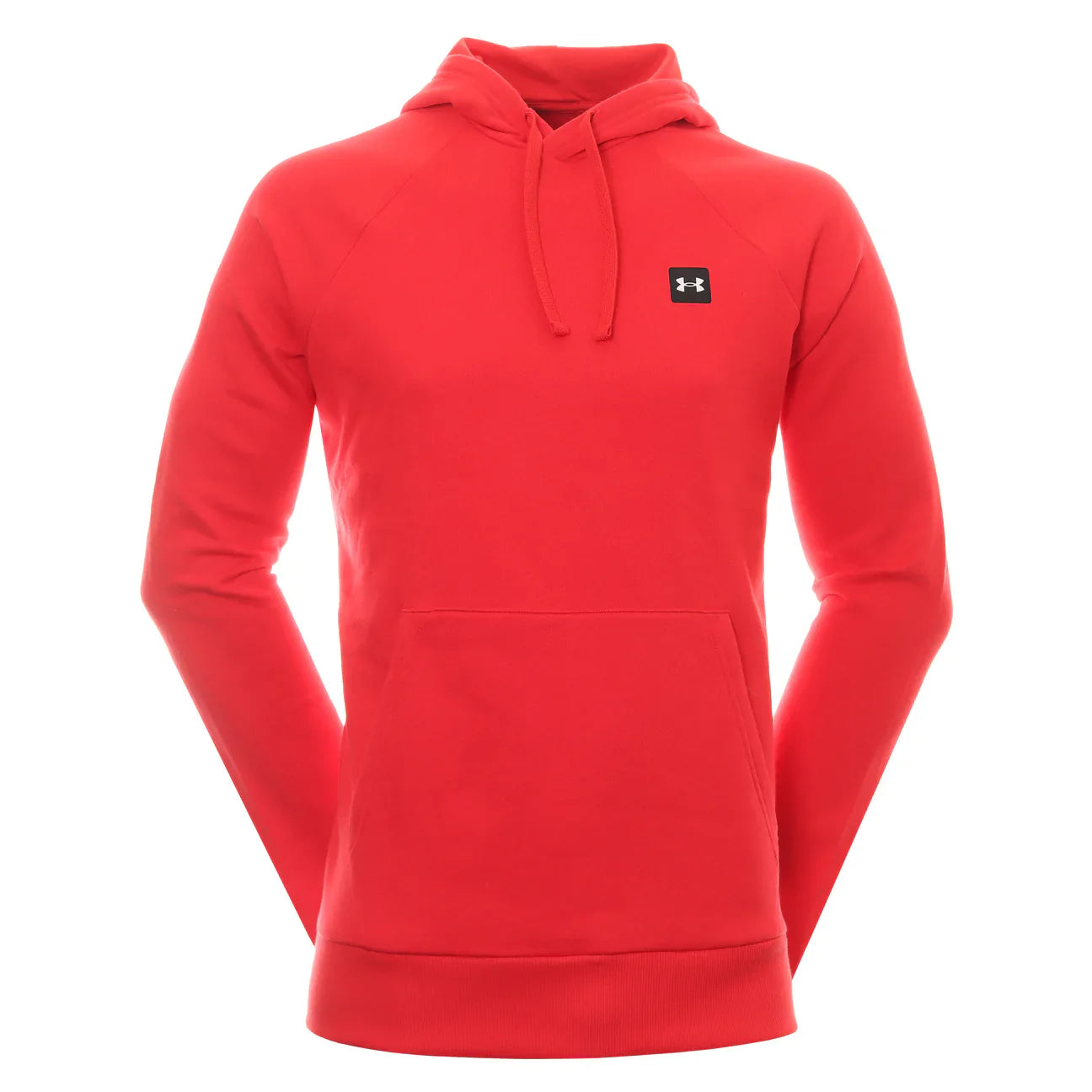 UNDER ARMOUR RIVAL FLEECE HOODIE / RED