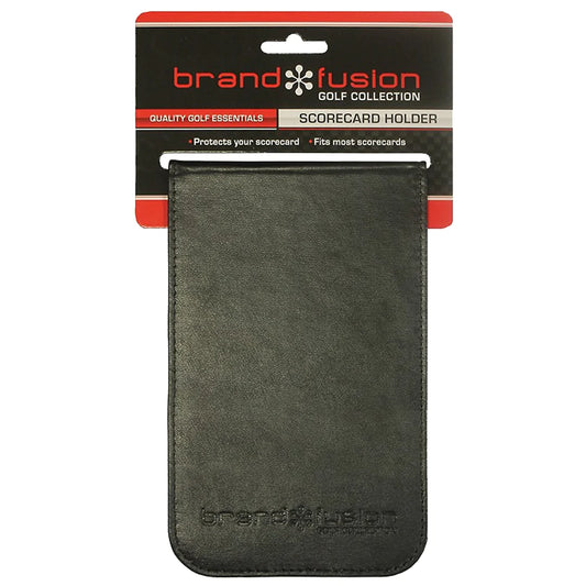 LEATHERETTE SCORECARD HOLDER - BLACK