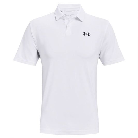 UNDER ARMOUR T2G GOLF POLO SHIRT / WHITE