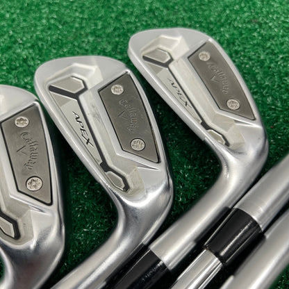 CALLAWAY APEX 21 TCB IRONS / 6-PW / PROJECT X 6.0 STIFF SHAFTS / 1" LONGER