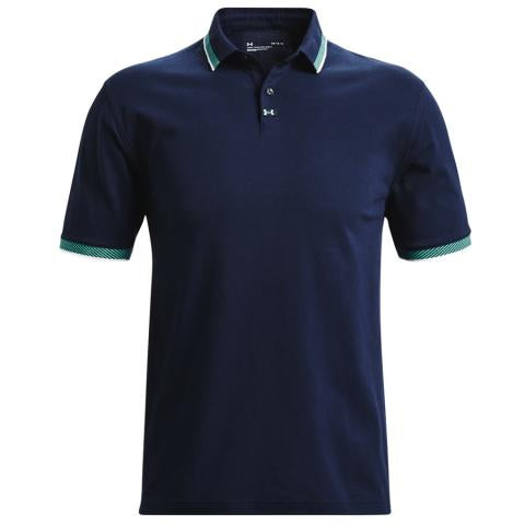 UNDER ARMOUR ACE POLO SHIRT / ACADEMY-NEPTUNE