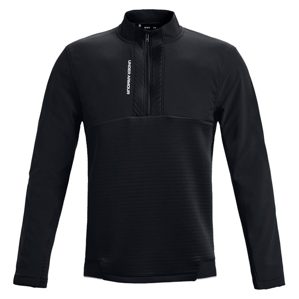 UNDER ARMOUR STORM DAYTONA / 1/2 ZIP PULLOVER / BLACK - MEDIUM