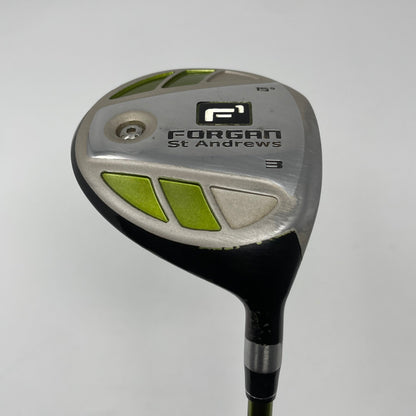 FORGAN ST ANDREWS 3 WOOD / 15 DEGREE /  APOLLO SERIES REGULAR GRAPHITE SHAFT