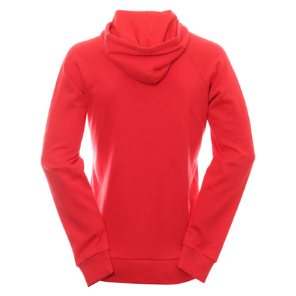 UNDER ARMOUR RIVAL FLEECE HOODIE / RED