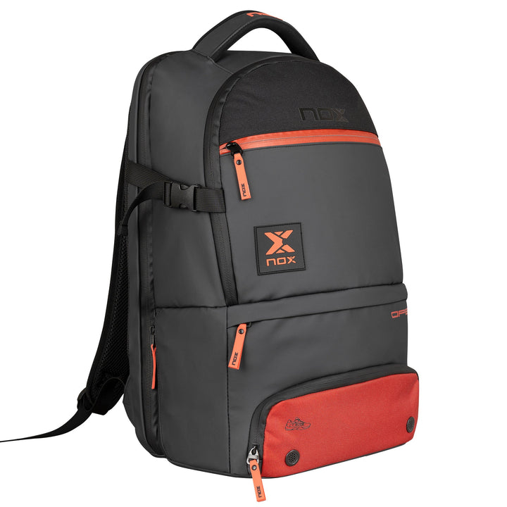 NOX LUXURY OPEN SERIES BACKPACK BLACK/RED