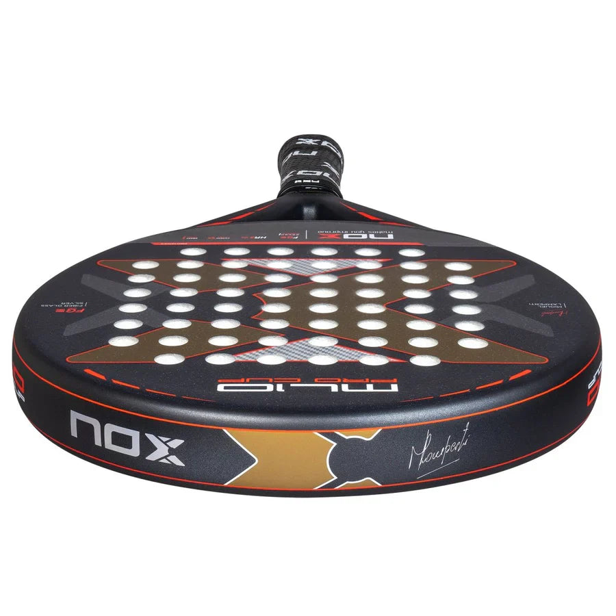 NOX ML10 PRO CUP ROUGH SURFACE EDITION. Miguel Lamperti's racket