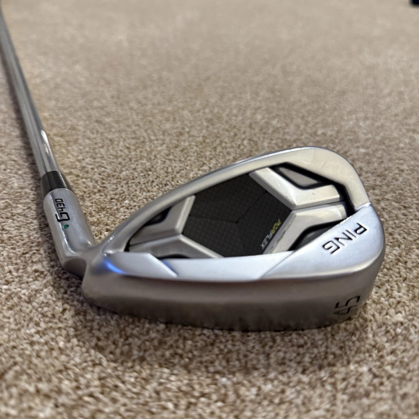 PING G430 45 DEGREE WEDGE / PING AWT 2.0 REGULAR SHAFT / GREEN DOT