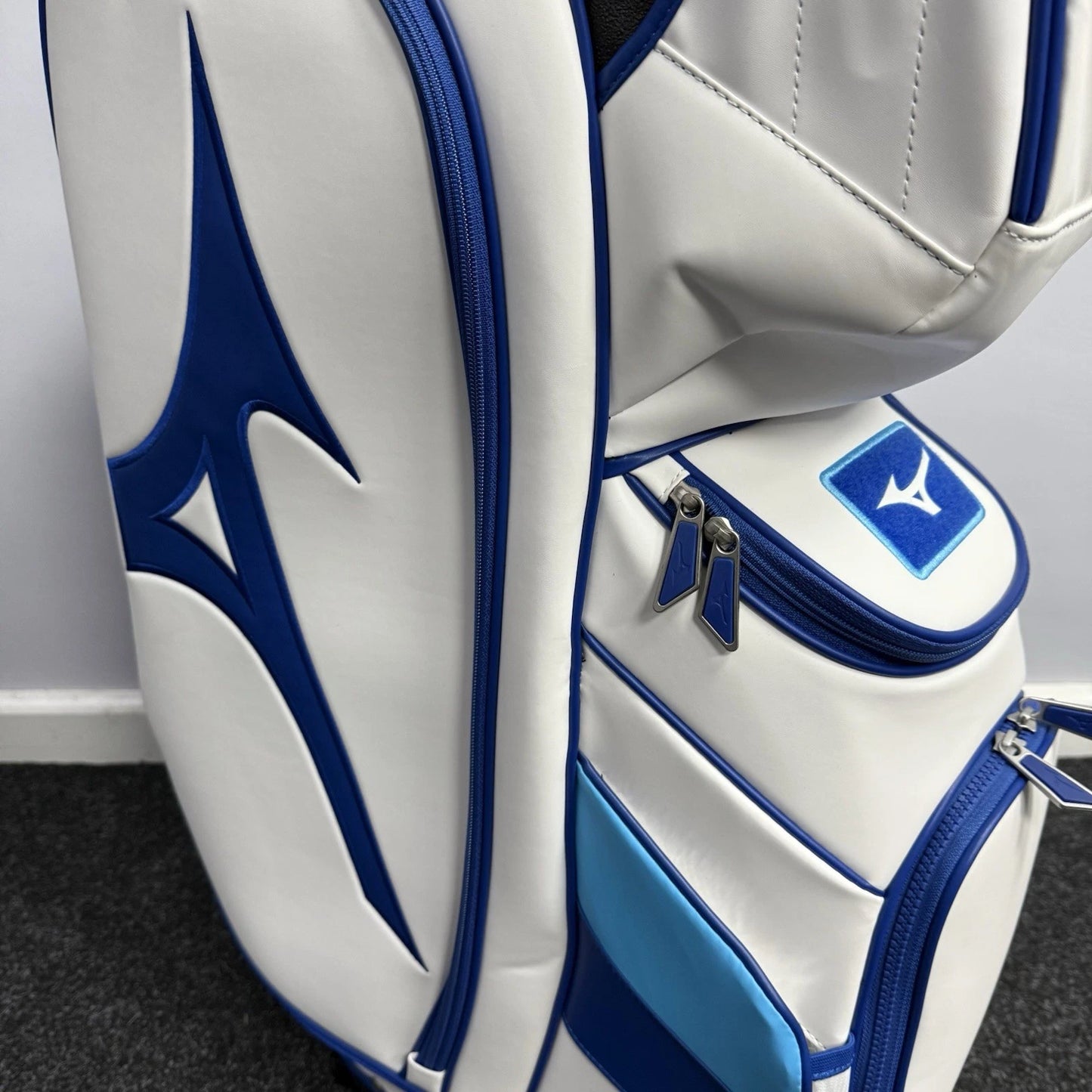 MIZUNO TOUR CART BAG 14 WAY - BLUE/WHITE RRP £299