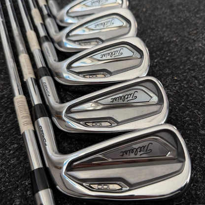 TITLEIST T100 2019 IRONS / 5-PW / TRUE TEMPER S300 AMT WHITE STIFF SHAFTS