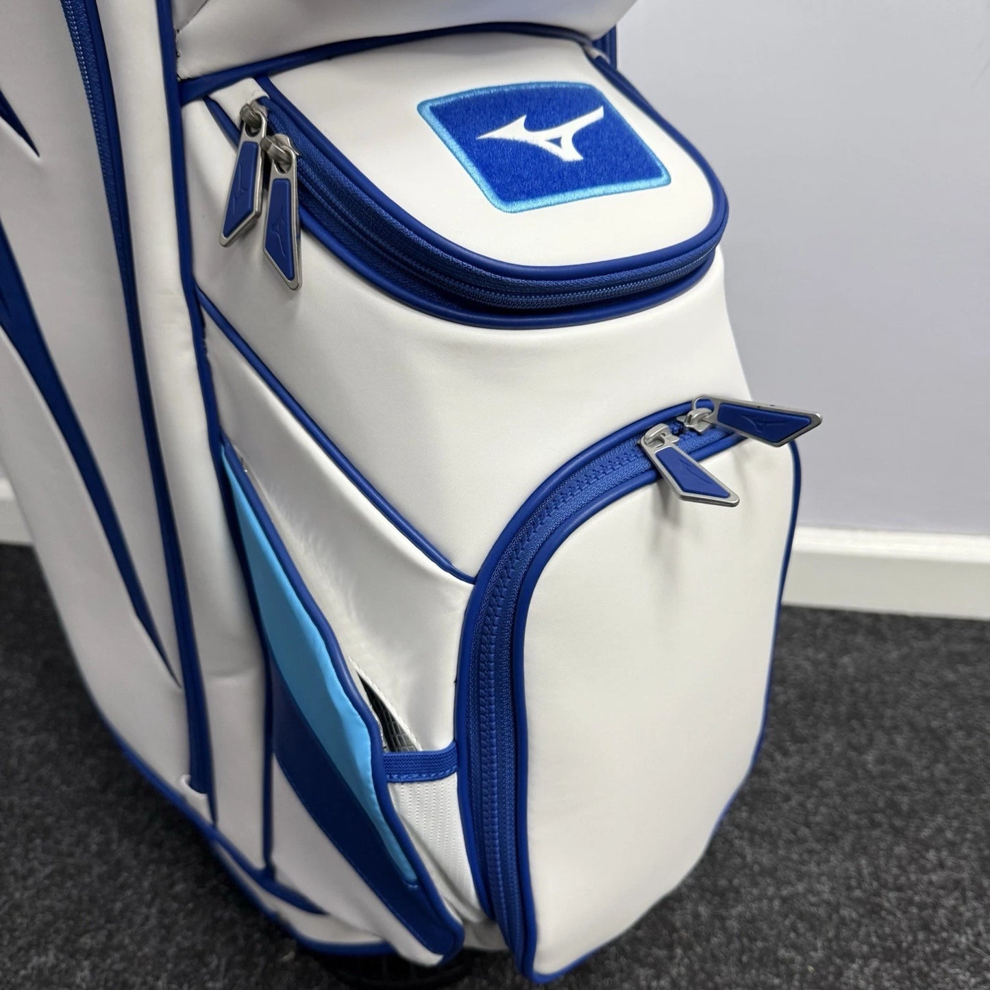 MIZUNO TOUR CART BAG 14 WAY - BLUE/WHITE RRP £299