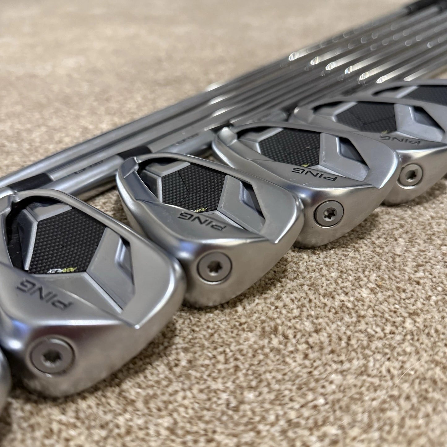 PING G430 IRONS / 4-PW / PING AWT 2.0 REGULAR SHAFTS / GREEN DOT