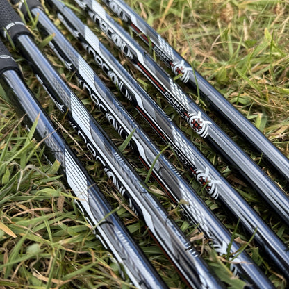 CALLAWAY APEX DCB IRONS / 5-PW / UST MAMIYA RECOIL GRAPHITE 6F4 STIFF SHAFTS