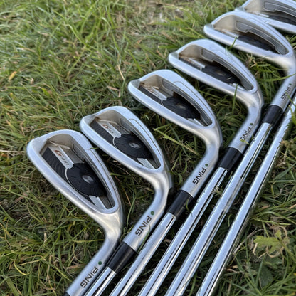 PING G400 IRONS / 5-PW / AWT 2.0 REGULAR SHAFTS / GREEN DOT