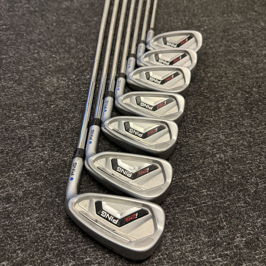PING I25 IRONS / 4-PW / PING CFS STIFF SHAFTS / BLUE DOT / PART EX WELCOME!