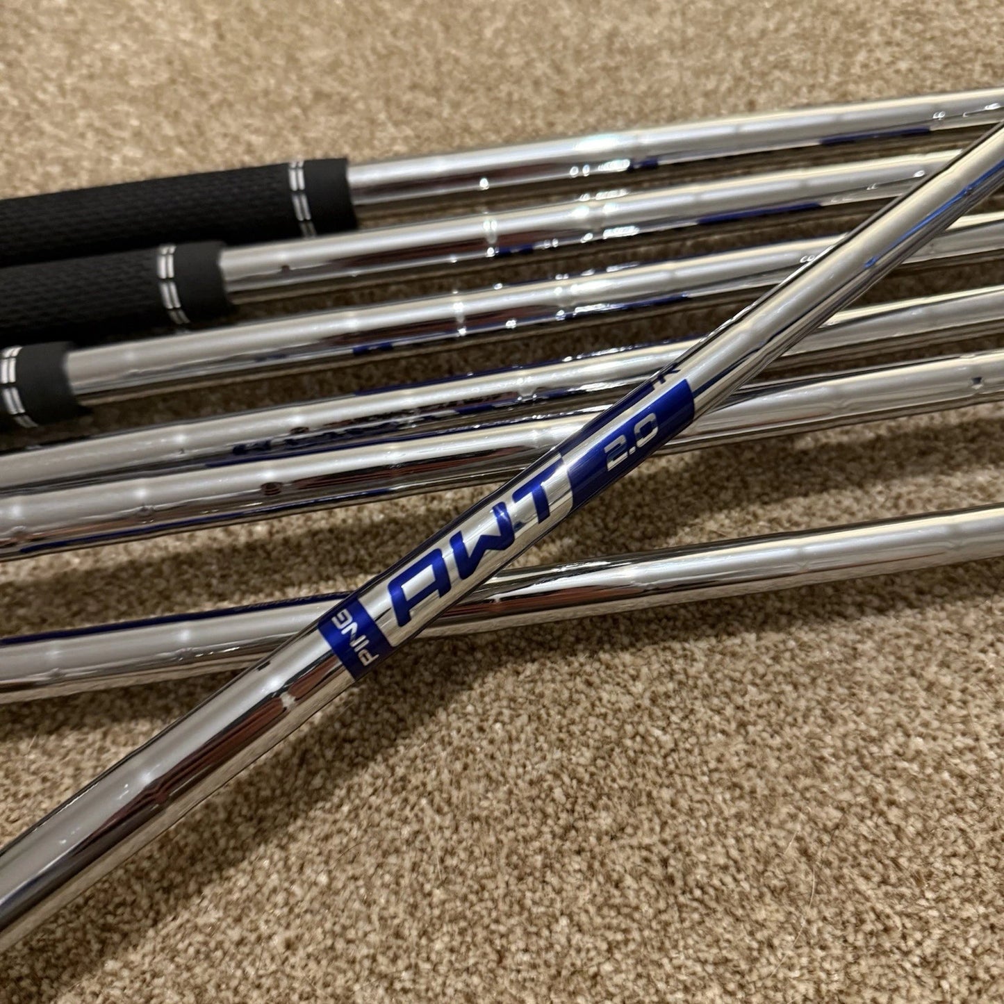 PING G430 IRONS / 4-PW / PING AWT 2.0 REGULAR SHAFTS / GREEN DOT