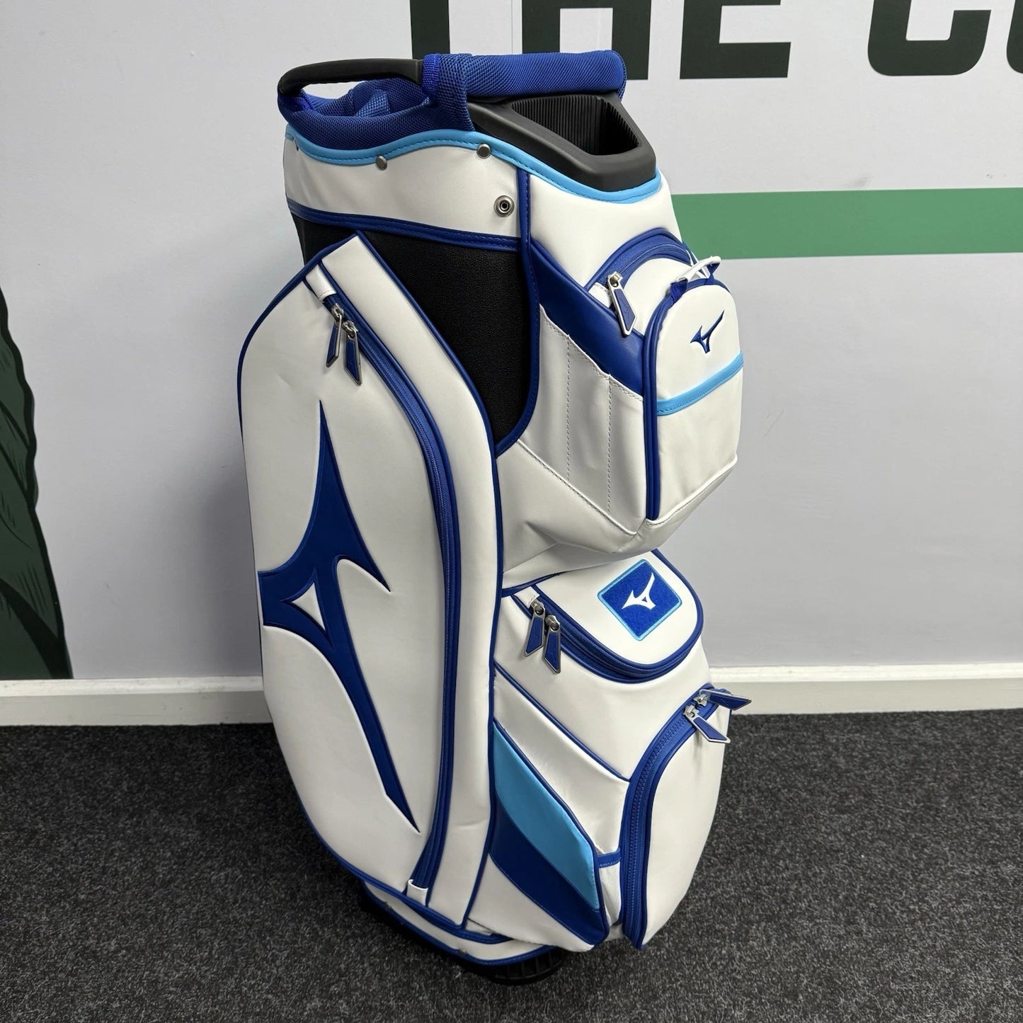 MIZUNO TOUR CART BAG 14 WAY - BLUE/WHITE RRP £299