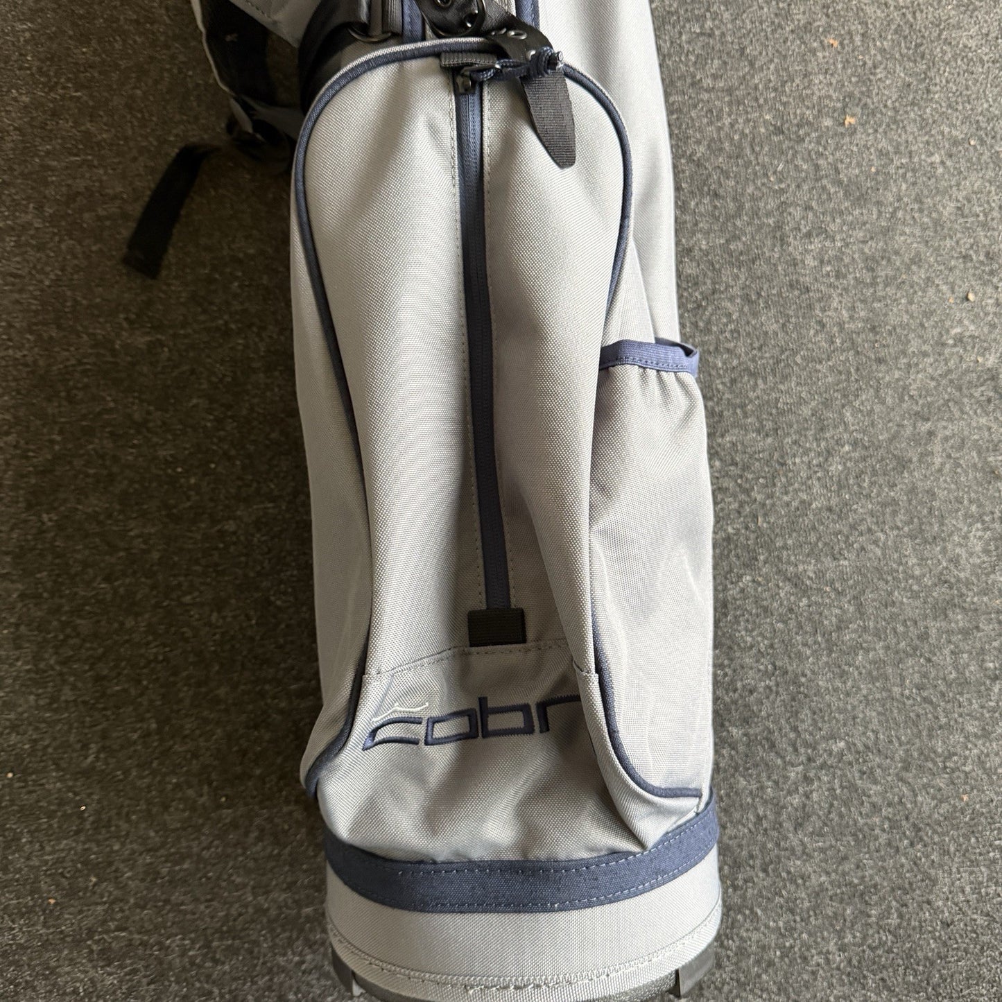 COBRA ULTRALIGHT PENCIL BAG 2 WAY - GREY/NAVY GOLF BAG