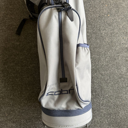 COBRA ULTRALIGHT PENCIL BAG 2 WAY - GREY/NAVY GOLF BAG