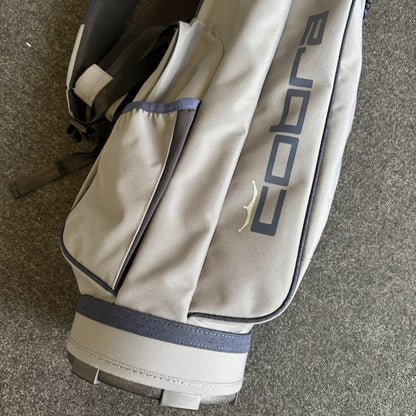 COBRA ULTRALIGHT PENCIL BAG 2 WAY - GREY/NAVY GOLF BAG