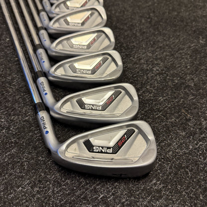 PING I25 IRONS / 4-PW / PING CFS STIFF SHAFTS / BLUE DOT / PART EX WELCOME!