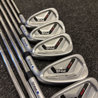 PING I25 IRONS / 4-PW / PING CFS STIFF SHAFTS / BLUE DOT / PART EX WELCOME!