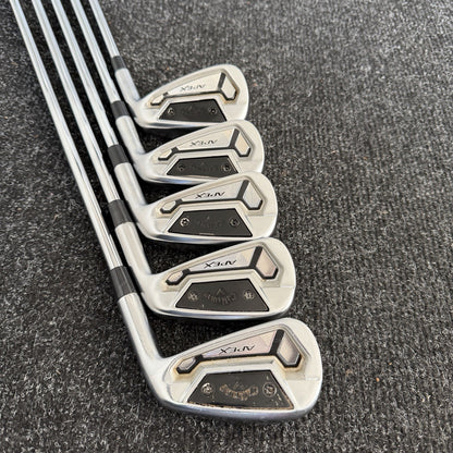 CALLAWAY APEX TCB IRONS / 5-9 / DYNAMIC GOLD DST 98 STIFF SHAFTS