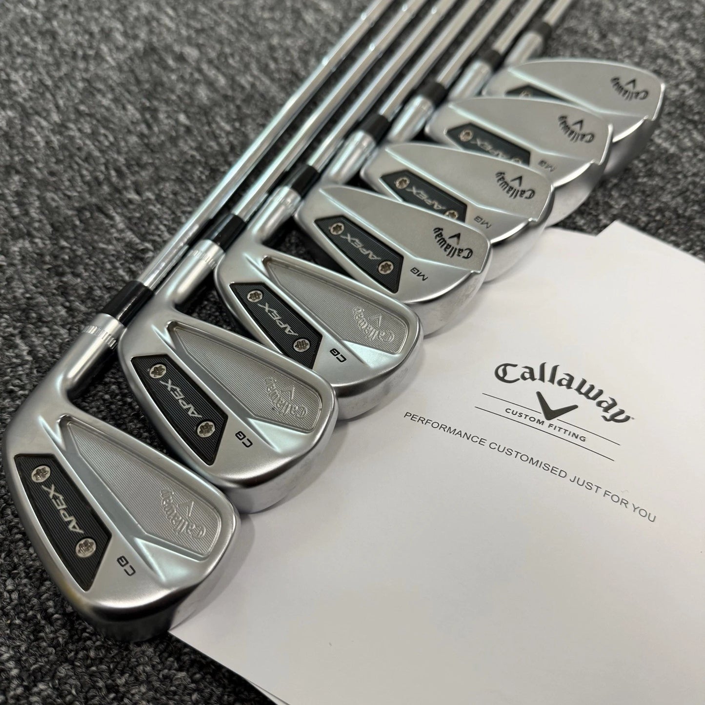 CALLAWAY APEX 2024 CB/MB COMBO IRONS / 4-10 / DYNAMIC GOLD TT MID 155 S300 STIFF