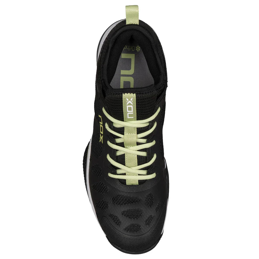 Padel shoes Nox NERBO Black/Soft Lime